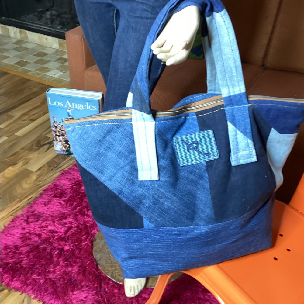 Her Name is “ROCKY” she’s Over sized 21X16 & ready to Travel.DenimbyNeishta